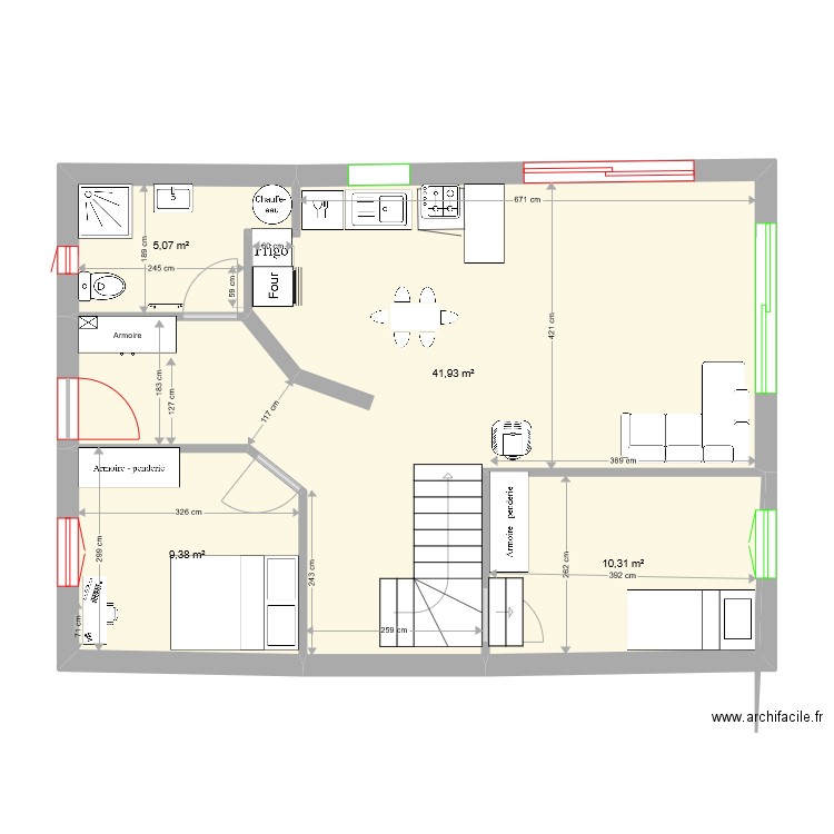 Claire Grange 3. Plan de 8 pièces et 134 m2