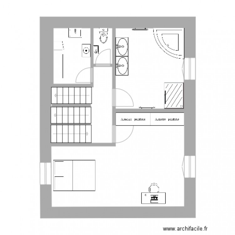 Barguet modifié. Plan de 0 pièce et 0 m2