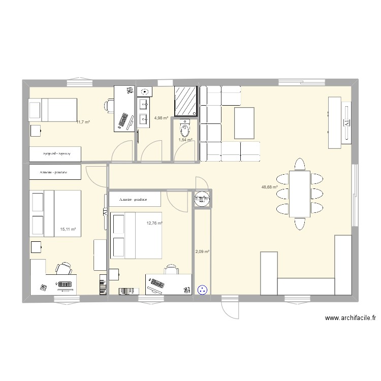 MAISON2. Plan de 0 pièce et 0 m2