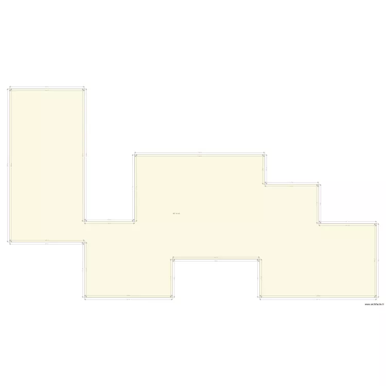 V2 contour maison pour substitution avec carport ok. Plan de 