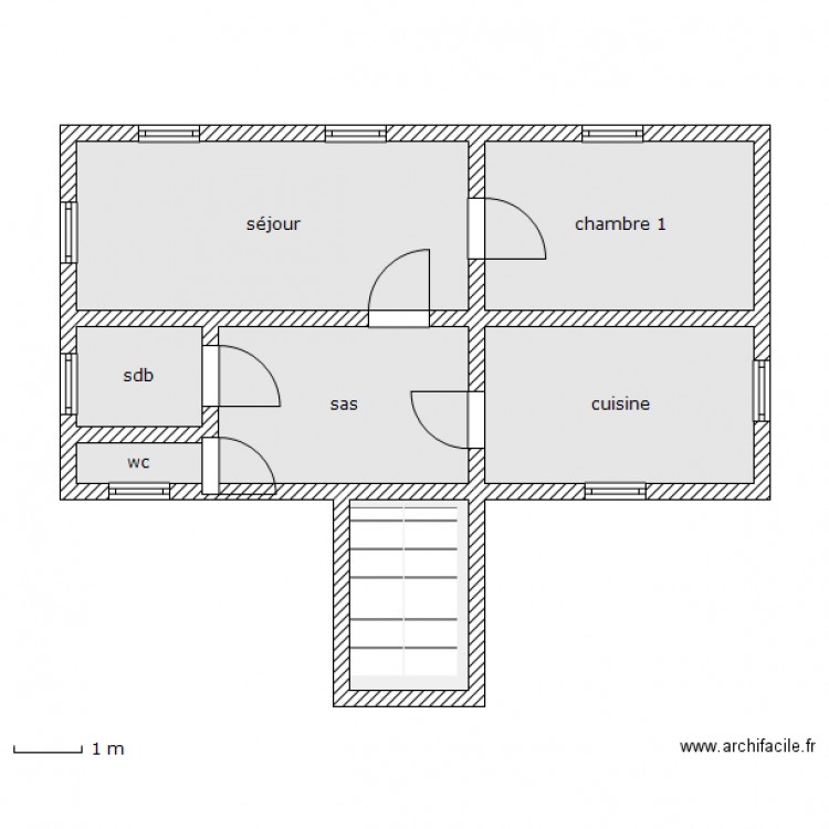 1er longo. Plan de 0 pièce et 0 m2