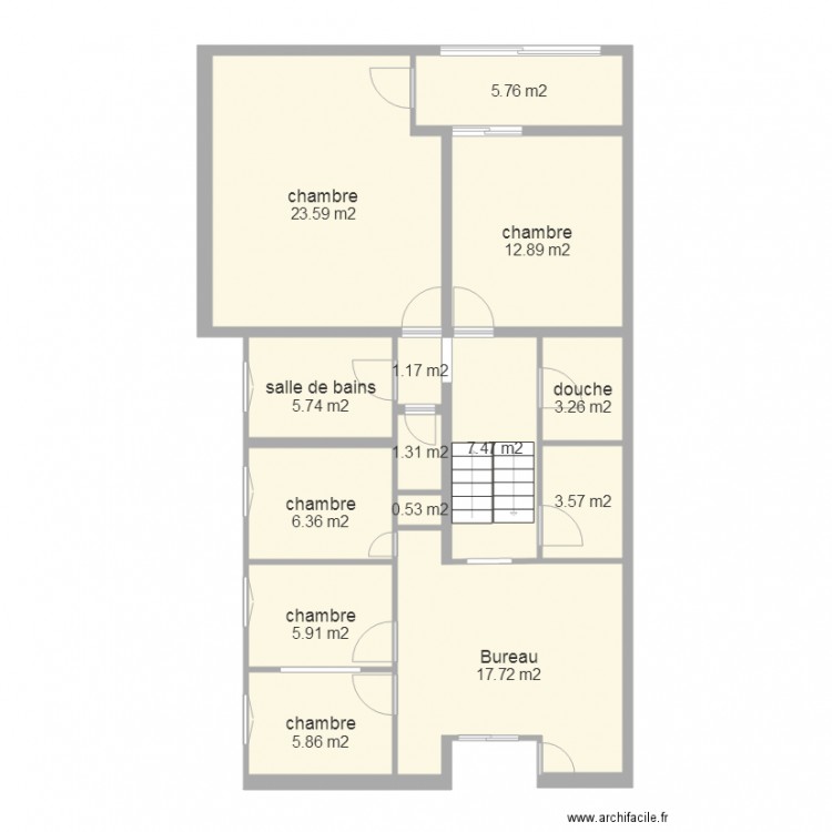 saint michel ETAGE. Plan de 0 pièce et 0 m2