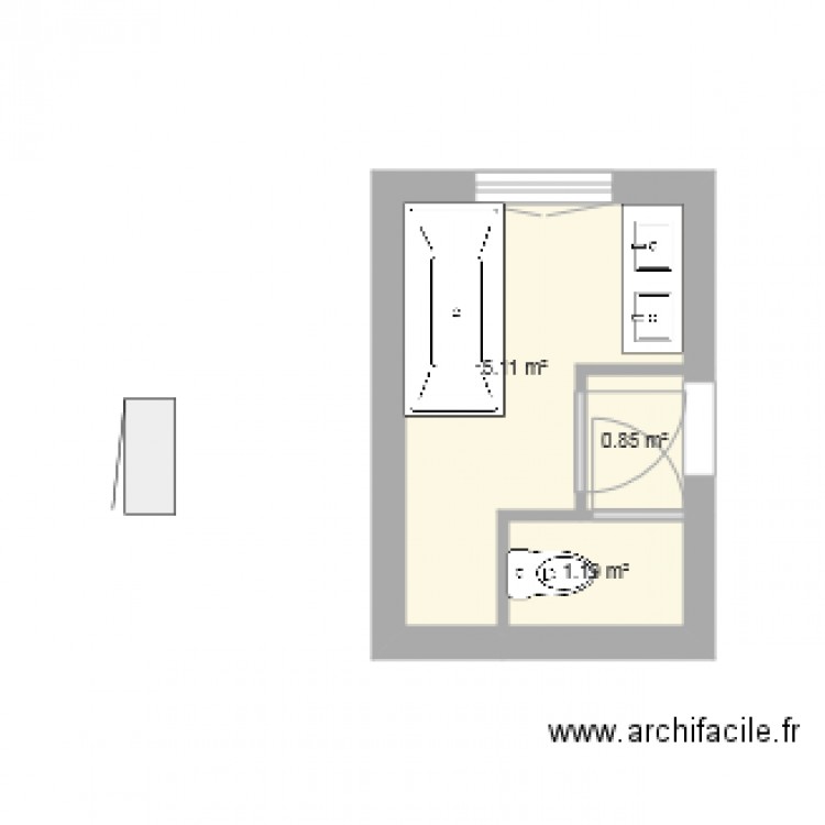 SDB 2. Plan de 0 pièce et 0 m2