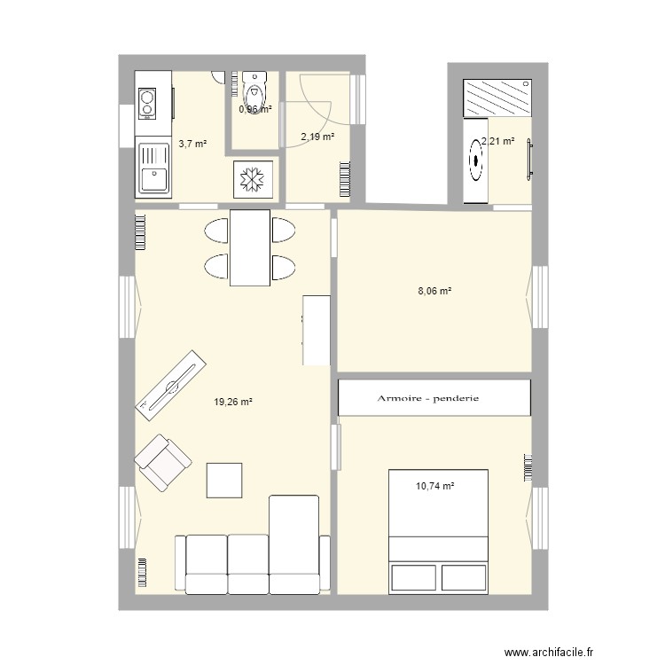 Projet Becon 2 ne pas modifier. Plan de 0 pièce et 0 m2