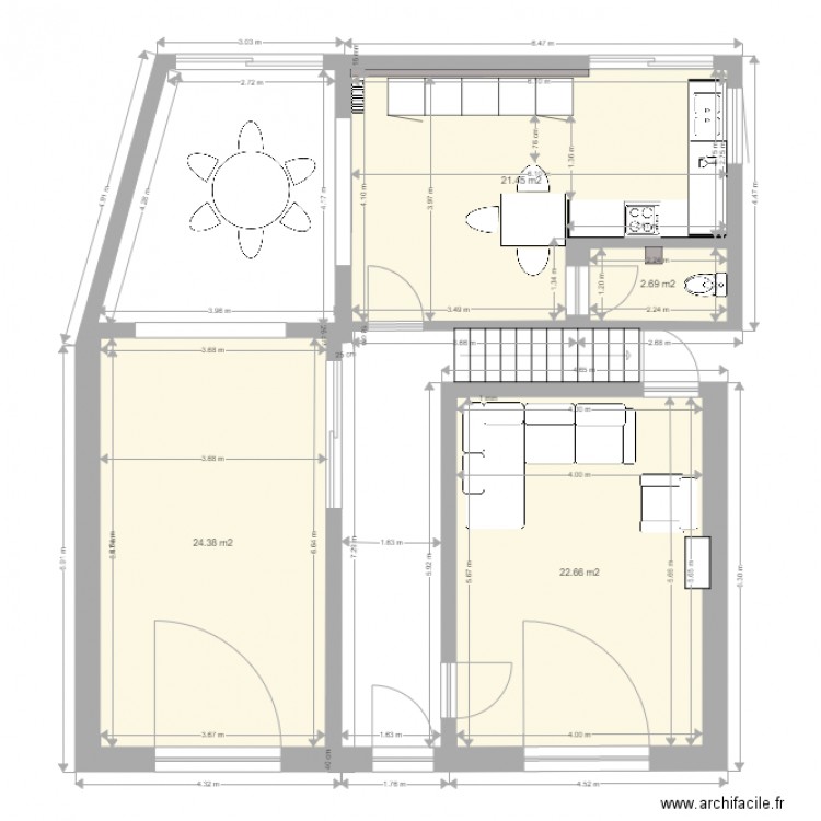 INCOURT LIVING evol anne 2. Plan de 0 pièce et 0 m2