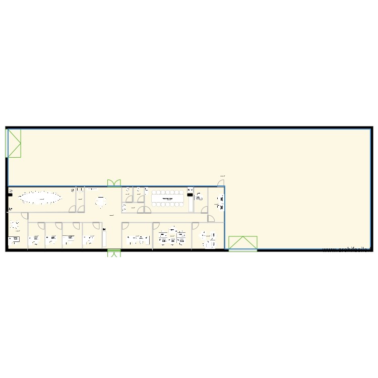 BUREAUX BORDEUX. Plan de 0 pièce et 0 m2