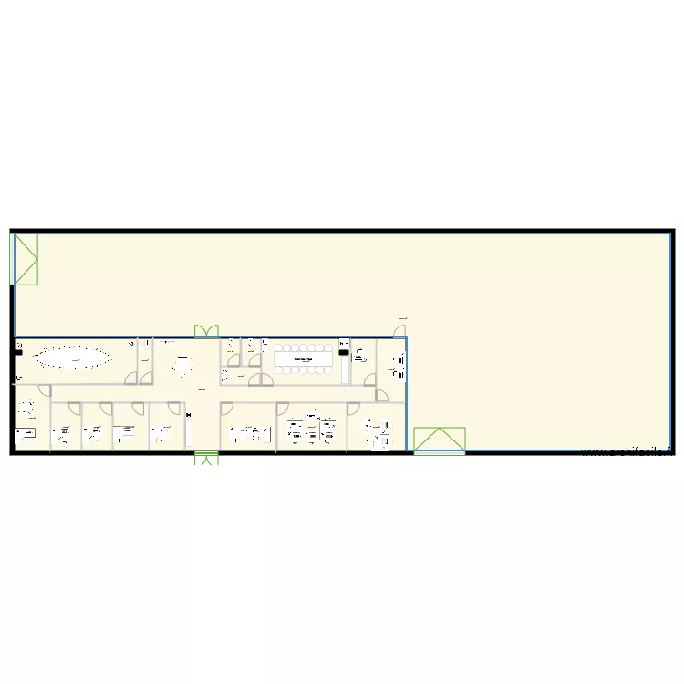 BUREAUX BORDEUX. Plan de 