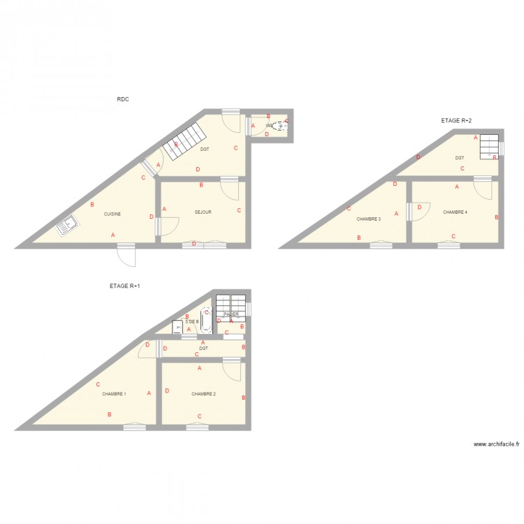 faucher. Plan de 0 pièce et 0 m2
