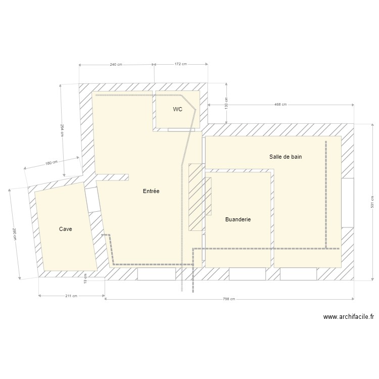 rez de chaussée  évacuation . Plan de 0 pièce et 0 m2