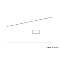 Facade Sud Existant et avec Porjet