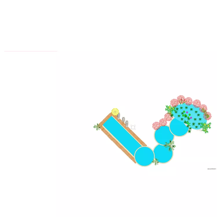 PISCINE NATURELLE LAMBARENE . Plan de PISCINE NATURELLE LAMBARENE . Plan de