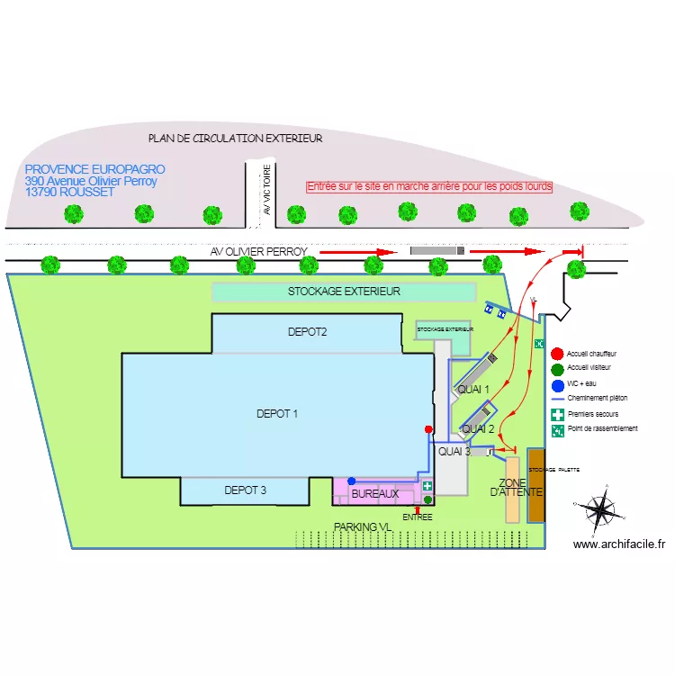 PEA 8 FLECHES PL. Plan de PEA 8 FLECHES PL. Plan de