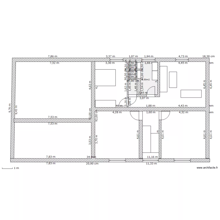 Ch. de Nivelles,23 1 50%. Plan de Ch. de Nivelles,23 1 50%. Plan de