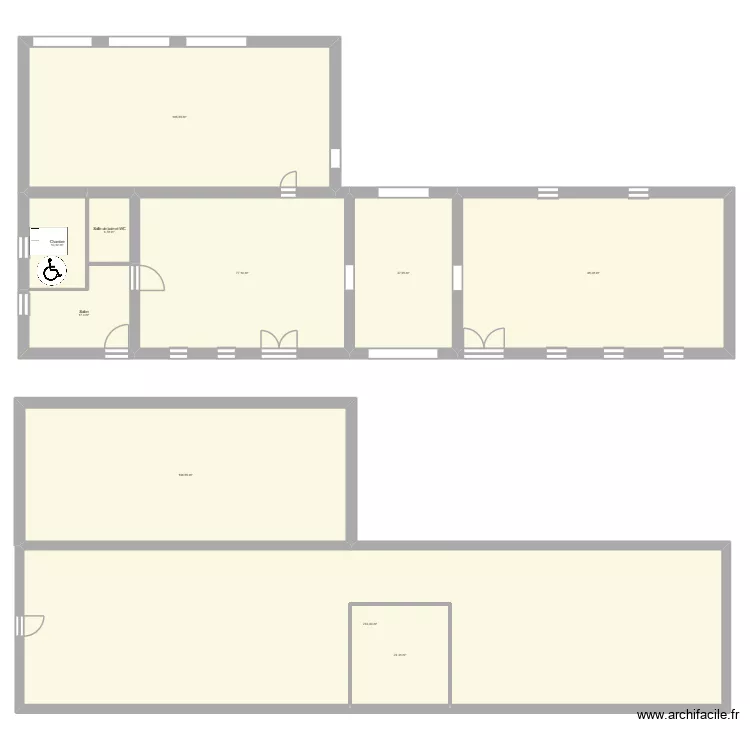 Projet DASCT 1. Plan de 10 pièces et 731 m²