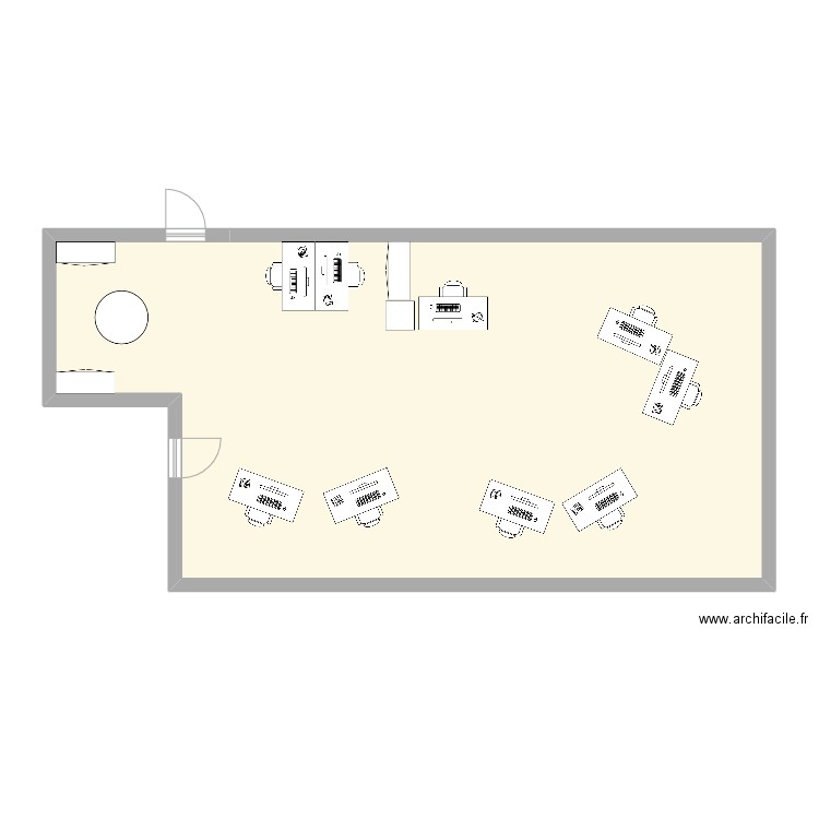 bureau pam 4. Plan de 0 pièce et 0 m2