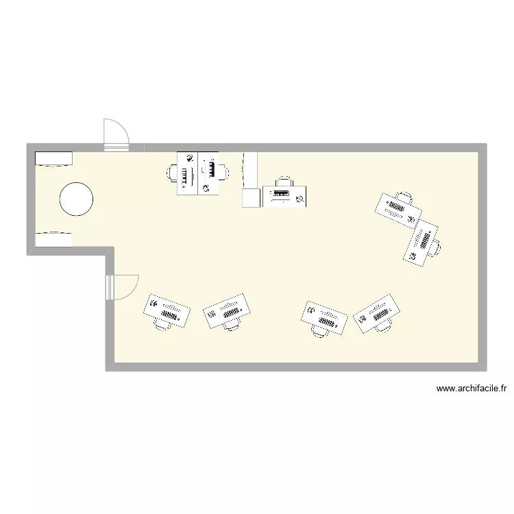 bureau pam 4. Plan de 