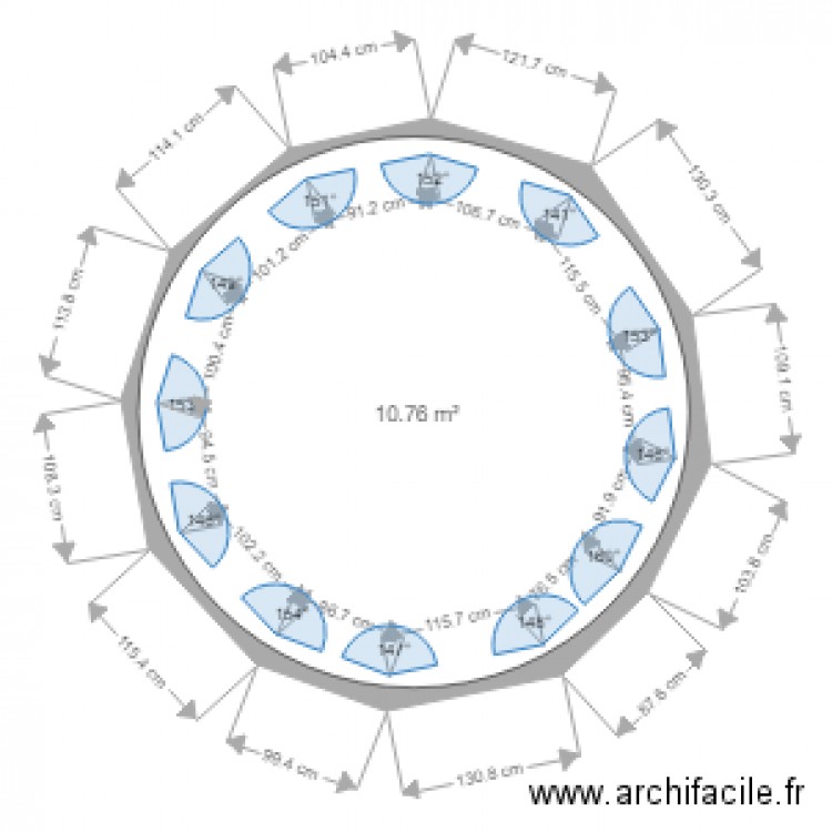 Angles d une tour . Plan de 0 pièce et 0 m2