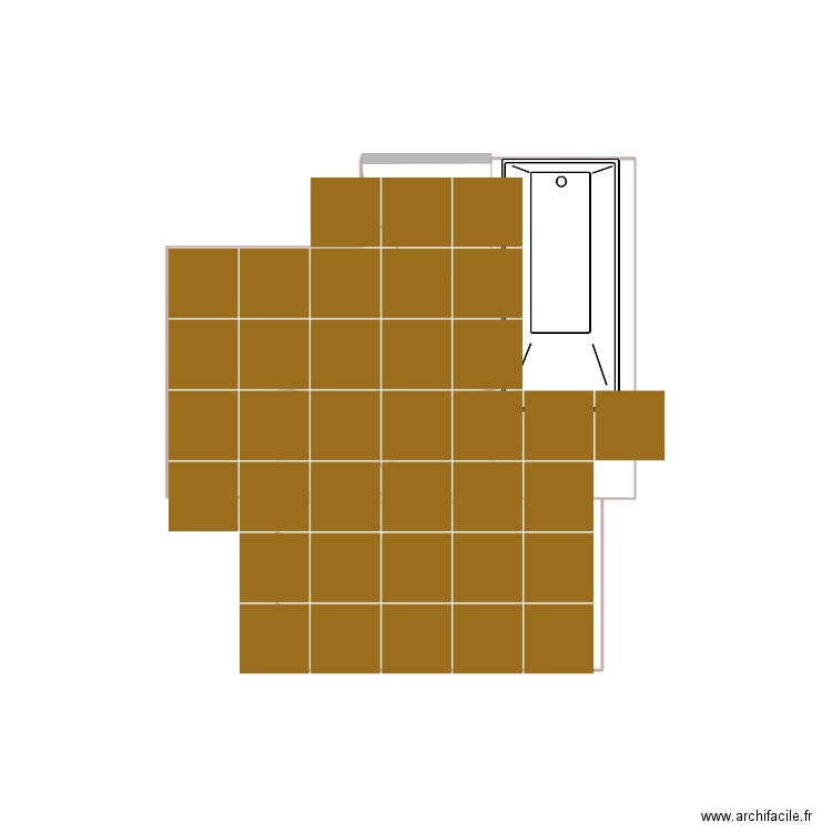 sdb enfant sol 45 45. Plan de 0 pièce et 0 m2