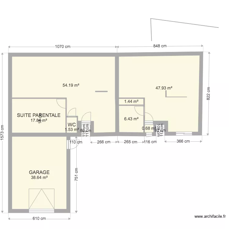 CHRISTIANE 27. Plan de 