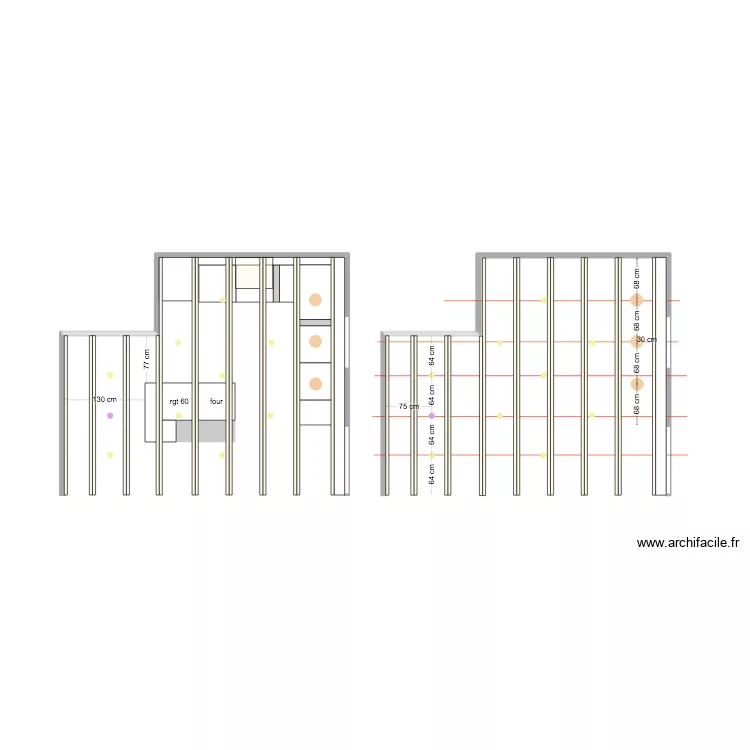 cuisine nolix. Plan de 