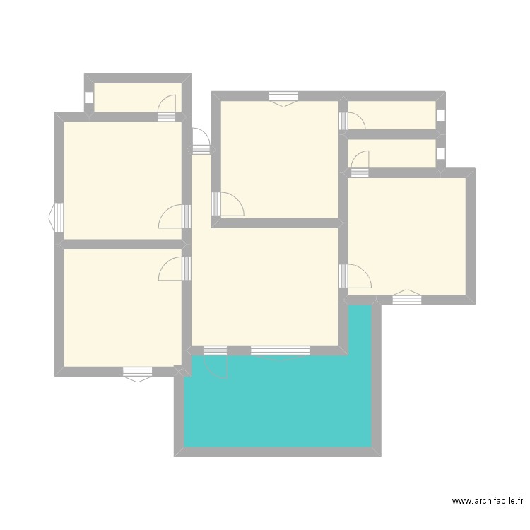 F Tendeng 1. Plan de 9 pièces et 29 m2