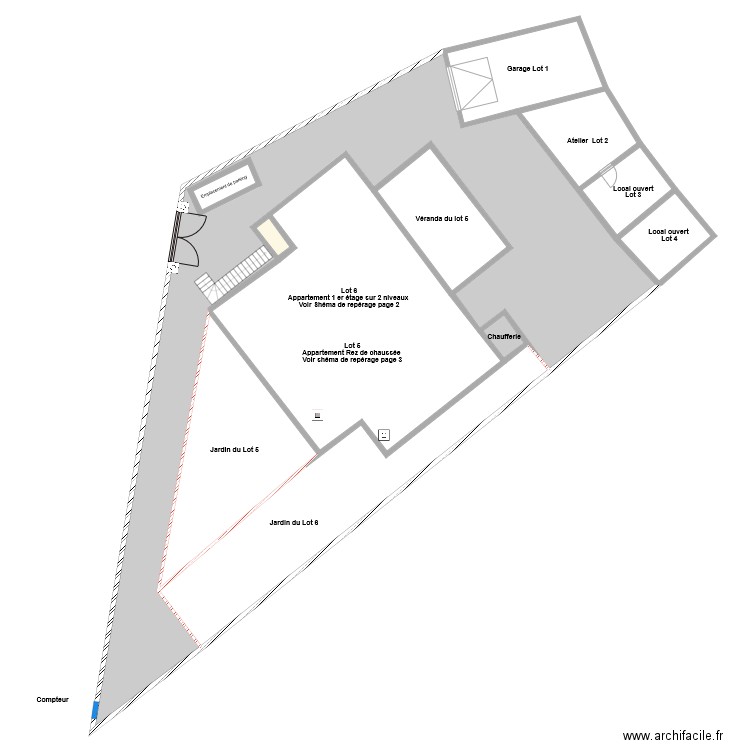 GHIGO MASSE parties communes 2. Plan de 0 pièce et 0 m2