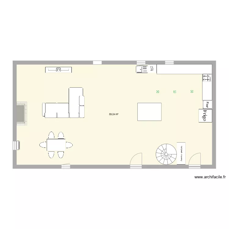 MAISON. Plan de 