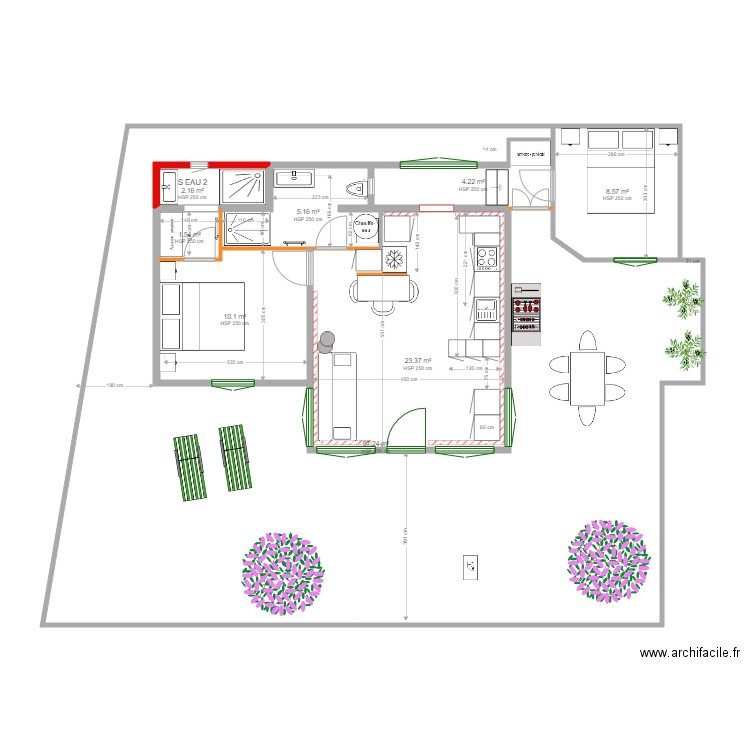 CASA PARIS PYLA 2. Plan de 0 pièce et 0 m2