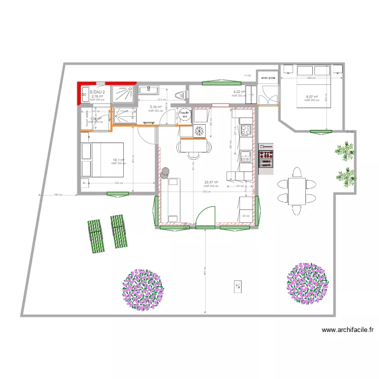 CASA PARIS PYLA 2. Plan de 