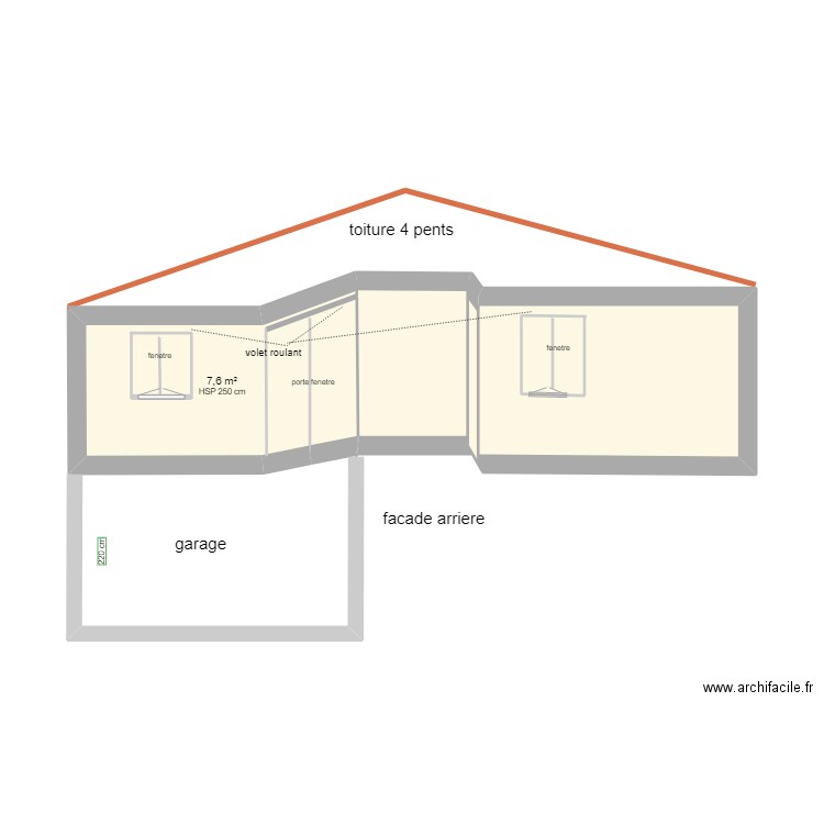 melody9. Plan de 4 pièces et 20 m2