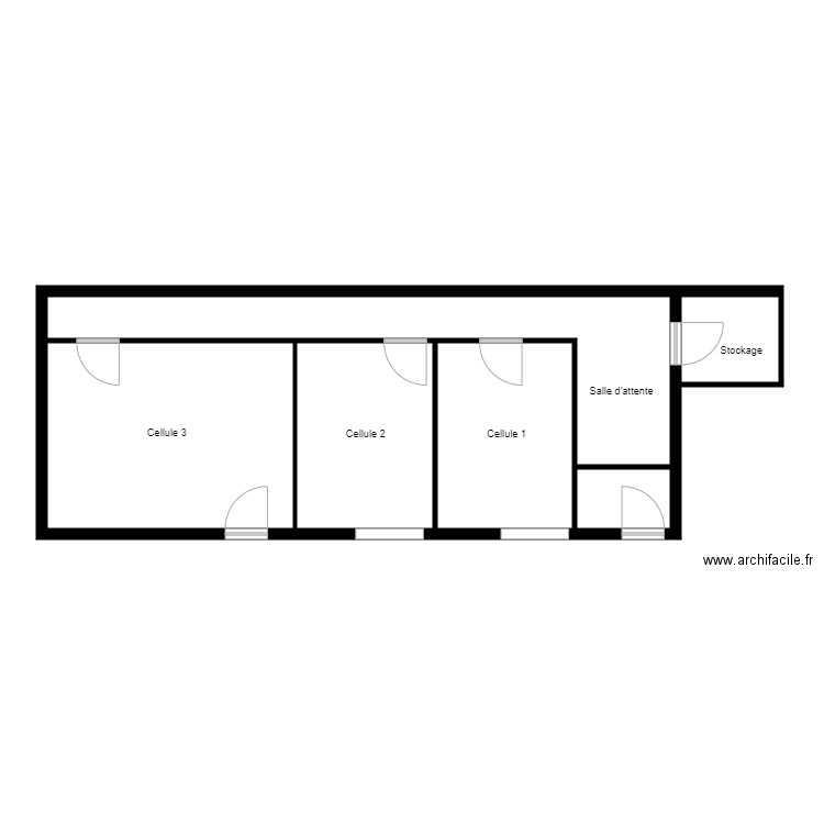 PLAN LOCAUX COM JOFFRE. Plan de 0 pièce et 0 m2