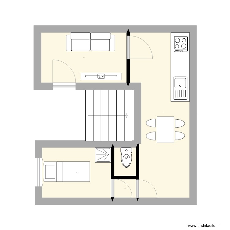 appartement 5. Plan de 0 pièce et 0 m2