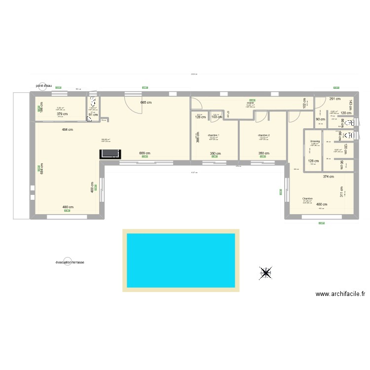 chioti 3 new / definitif / CARRELEUR. Plan de 10 pièces et 147 m2