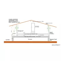 plan coupe courtote avec sur&eacute;l&eacute;vation + 55cm
