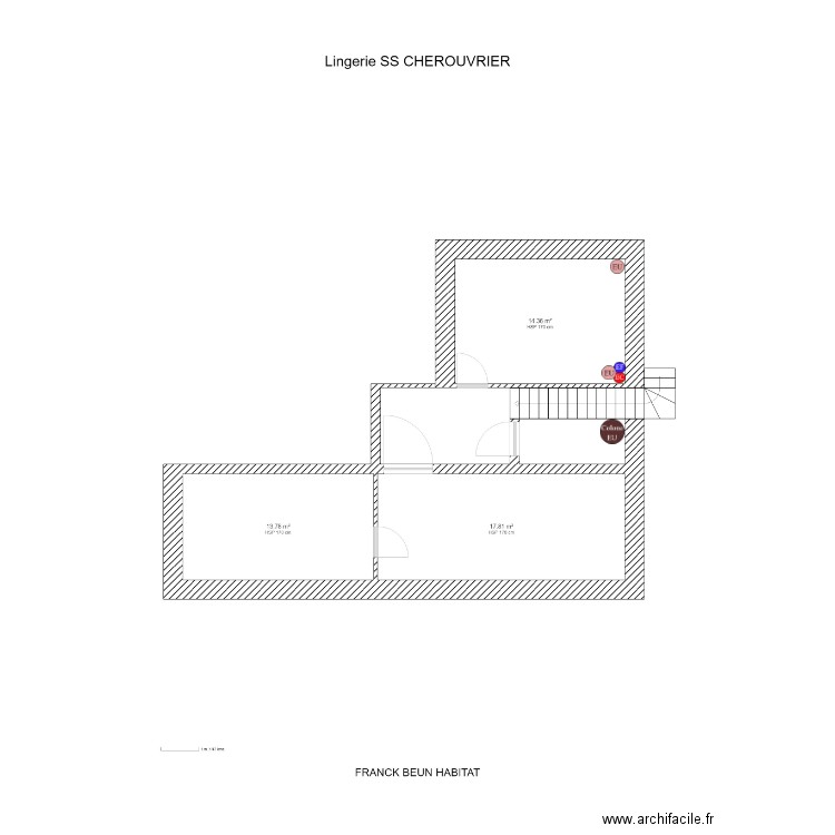 Plan plomberie Lingerie SS CHEROUVRIER. Plan de 0 pièce et 0 m2