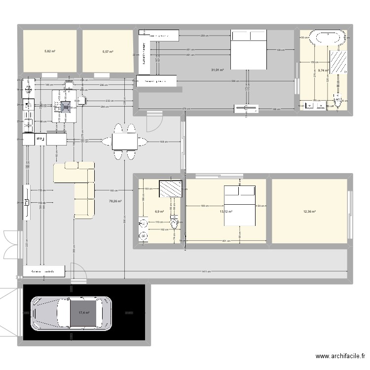 Futur maison . Plan de 0 pièce et 0 m2