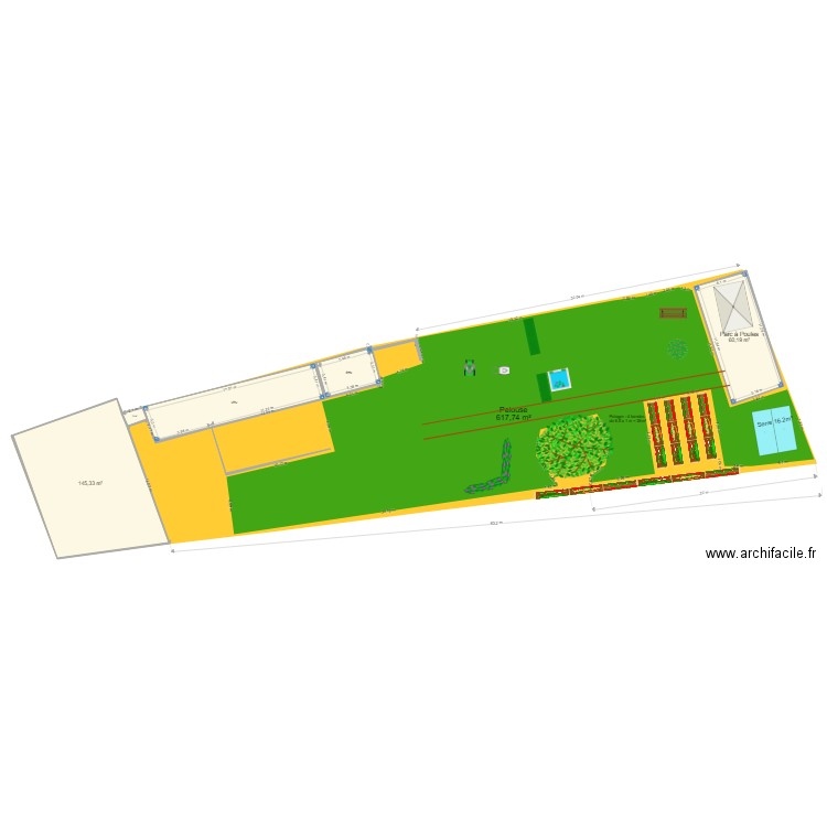 Parcelle. Plan de 0 pièce et 0 m2