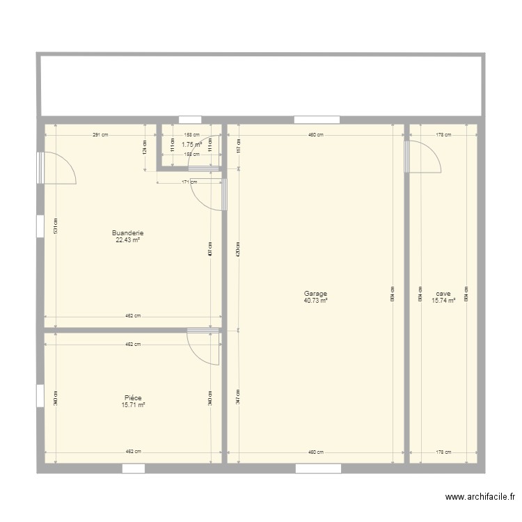 pavillon Cormeilles en parisis sous sol 3. Plan de 0 pièce et 0 m2