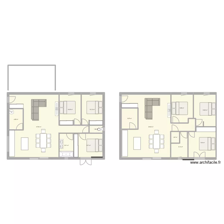 MAISON JESSICA. Plan de 14 Pièces et 181 m² MAISON JESSICA. Plan de 14 Pièces et 181 m²
