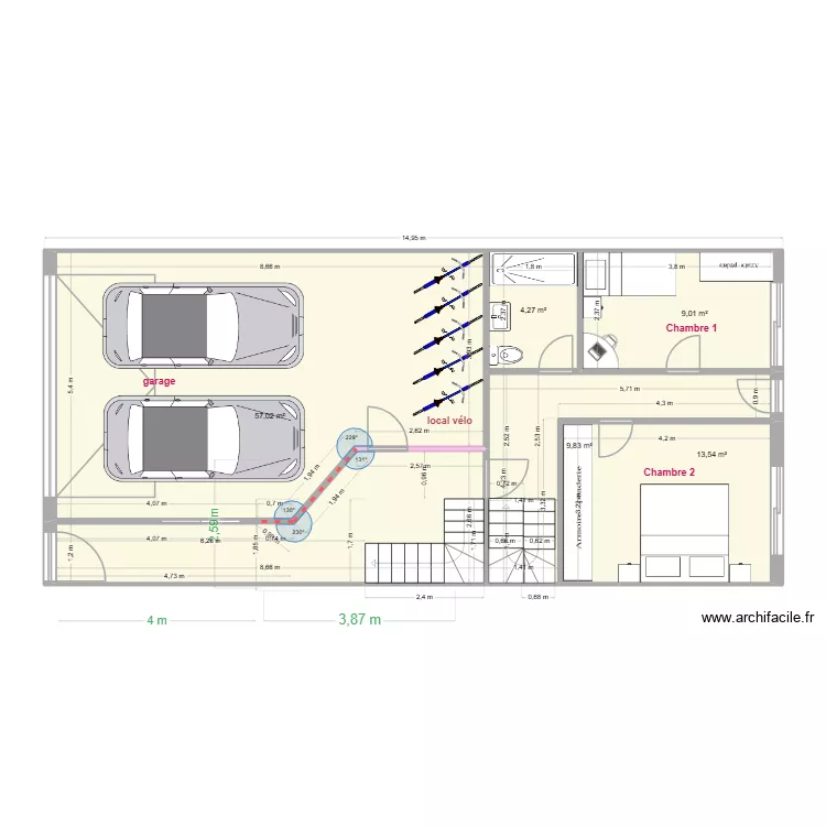 plan terrain 2026 5. Plan de 5  et 94 m²