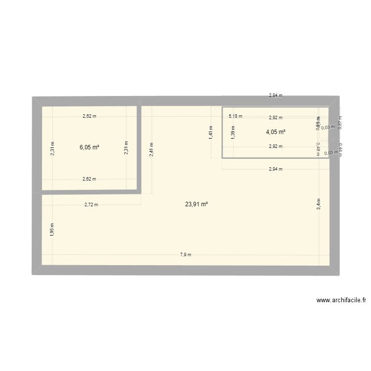 plan narbonne nada. Plan de 14 pièces et 135 m2