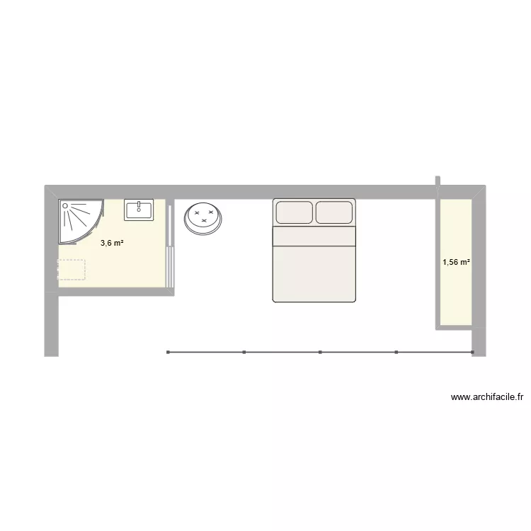 plan étage grange. Plan de 2 et 5 m² plan étage grange. Plan de 2 et 5 m²