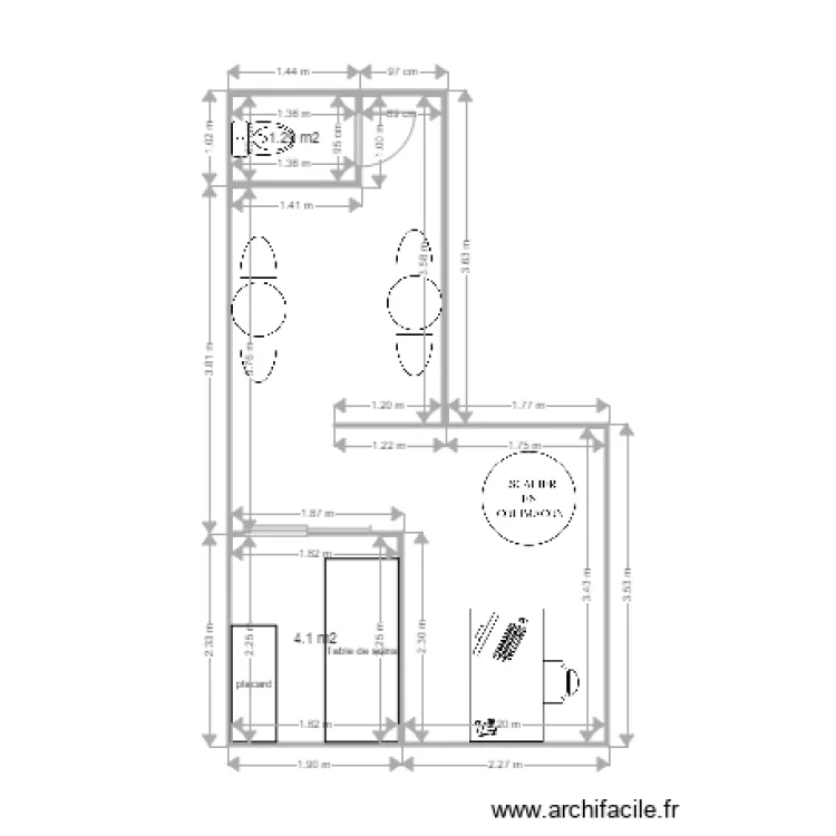 SCI DESPREZ 1er ETAGE. Plan de 