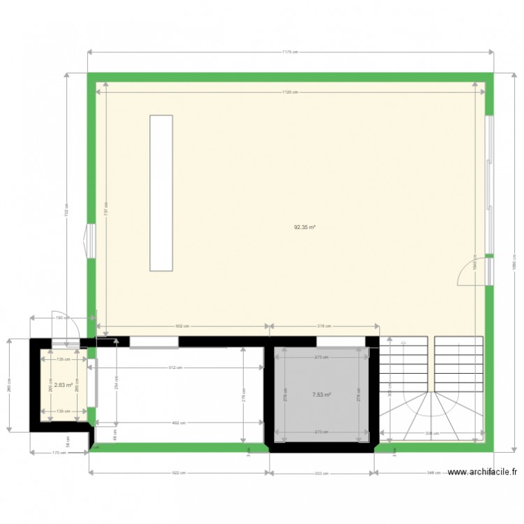 RESTAURANT ESCALIER ESCALIER CARRE. Plan de 0 pièce et 0 m2