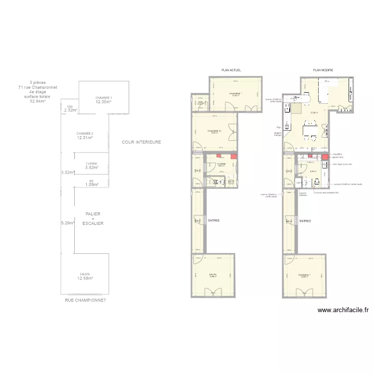 CHAMIONNET v2. Plan de 