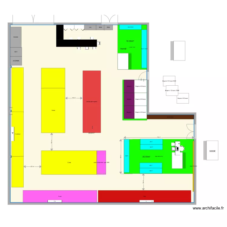 local la valette parfait. Plan de 