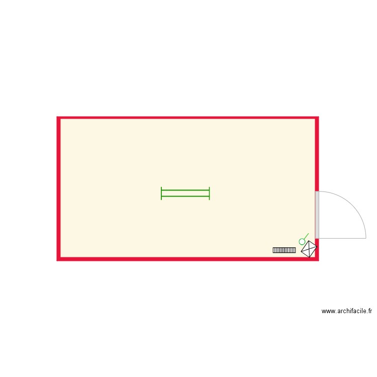 440cmx244cm stockage. Plan de 0 pièce et 0 m2