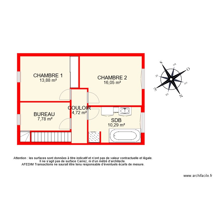 BI 6708 ETAGE 1. Plan de 0 pièce et 0 m2