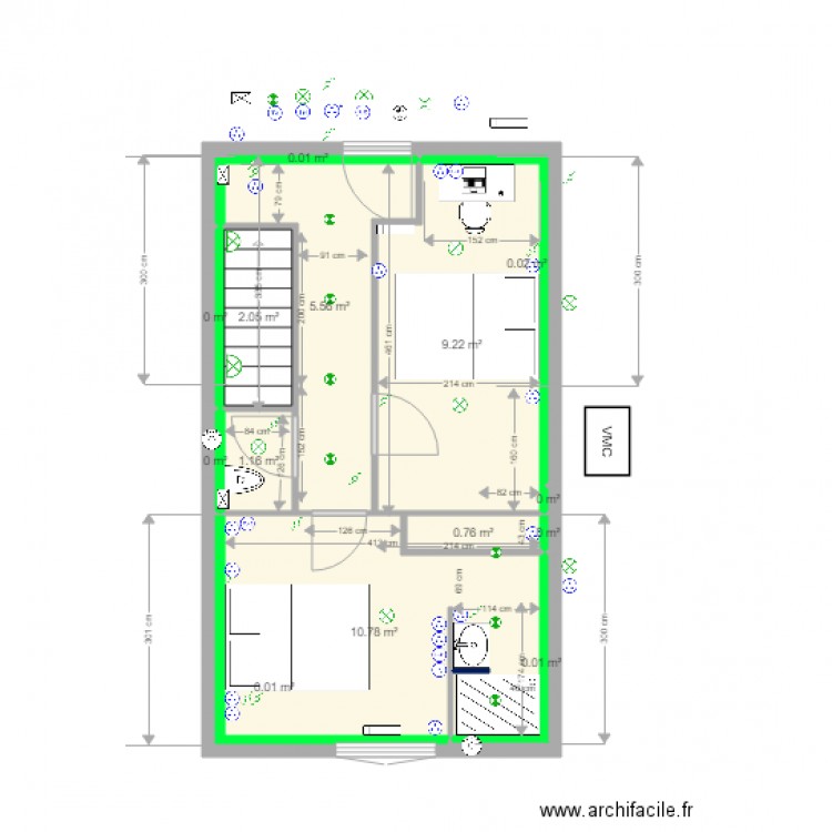 Maison etage futur v4 REV2 FINAL ELEC v1. Plan de 0 pièce et 0 m2