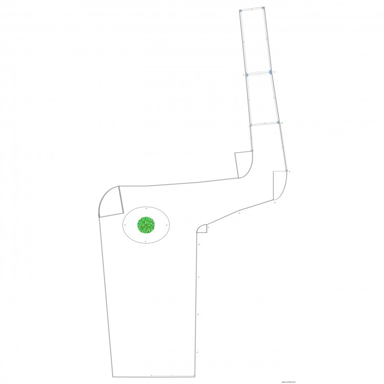 Parking. Plan de 0 pièce et 0 m2